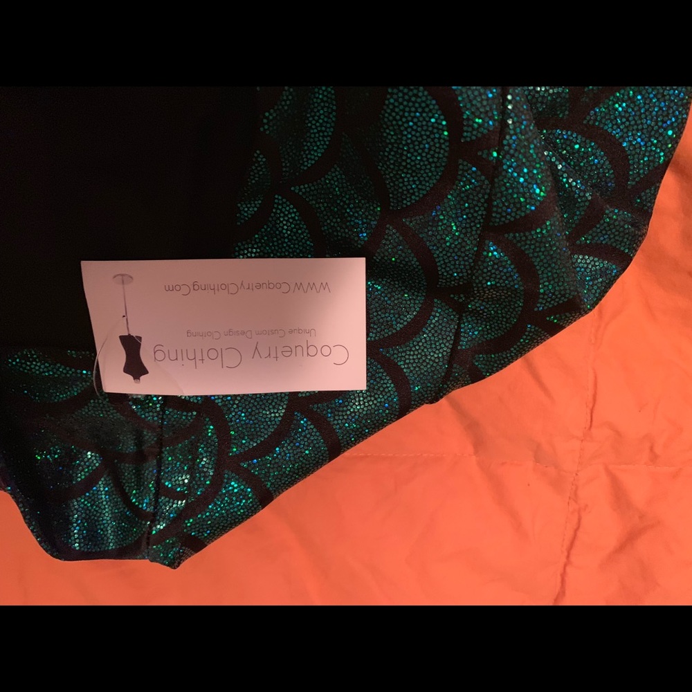 Coquetry clothing green mermaid tail skirt - Picture 4 of 5